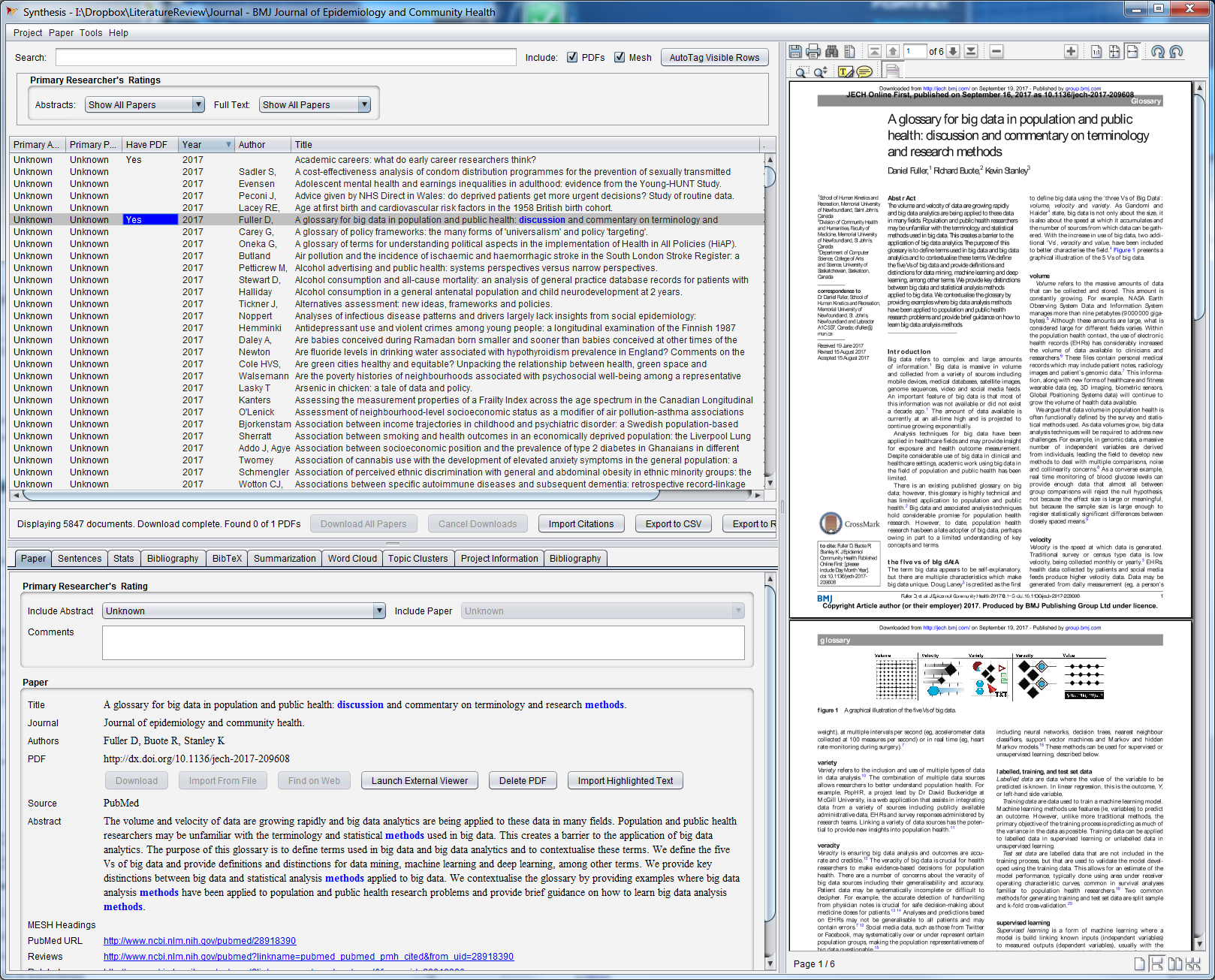 literature review software download